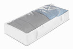 WHITMOR Under-Bed Storage Bag, Vinyl, Clear, Jumbo HOUSEWARES WHITMOR