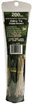 ECM INDUSTRIES LLC 200-Pk. 4 & 8 In. Black Cable Tie Tube ELECTRICAL ECM INDUSTRIES LLC