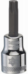 DEWALT DEWALT DWMT87145OSP Torx Bit Socket, T40 Tip, 3/8 in Drive, Polished Chrome TOOLS DEWALT