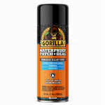 GORILLA Gorilla 104052 Rubberized Spray Coating, Black, 16 oz Can PAINT GORILLA