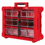 MILWAUKEE ELECTRIC TOOL CORP Packout Small Parts Tilt Organizer, 10 Bins TOOLS MILWAUKEE ELECTRIC TOOL CORP