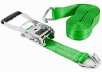 KEEPER Keeper 47374 Tie-Down Strap, 2 in W, 30 ft L, Green, 3333 lb Working Load, J-Hook End AUTOMOTIVE KEEPER