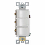 BROAN-NUTONE LLC 3 Function Rocker Switch Wall Control, White PLUMBING, HEATING & VENTILATION BROAN-NUTONE LLC