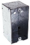 RACO INCORPORATED Steel Handy Outlet Box, 4 x 2-1/8 In. Deep ELECTRICAL RACO INCORPORATED