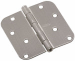 ASSA ABLOY AMERICAS RESIDENTIALI NC Door Hinge, Interior, Round-Edge, Satin Nickel, 4 In. HARDWARE & FARM SUPPLIES ASSA ABLOY AMERICAS RESIDENTIALI NC