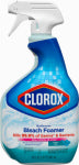 CLOROX Clorox 30614 Bathroom Cleaner, 30 oz Bottle, Liquid, Bleach, Lemon, Pale Yellow CLEANING & JANITORIAL SUPPLIES CLOROX