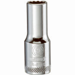 DEWALT DEWALT DWMT74511OSP Drive Hand Socket, 9 mm Socket, 3/8 in Drive, 12-Point, Steel, Polished Chrome Vanadium TOOLS DEWALT