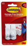 COMMAND Command 17002-ES Wall Hook, 450 g, 2-Hook, White HARDWARE & FARM SUPPLIES COMMAND