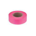 EMPIRE Empire 77-003 Flagging Tape, 200 ft L, 1 in W, Pink, Plastic TOOLS EMPIRE