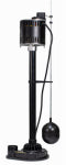 ECO-FLO Eco-Flo EPP33 Column Style Sump Pump, 1-Phase, 4 A, 115 V, 1/3 hp, 1-1/2 in Outlet, 18 ft Max Lift Head, 3000 gph PLUMBING, HEATING & VENTILATION ECO-FLO