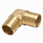 SHARKBITE/CASH ACME PEX Pipe Insert Elbow, Lead-Free Brass, 1 In.