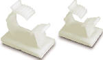 GB Gardner Bender GKK-1575 Adjustable Ratcheting Cable Holder, Clamping Range: 3/4 in, Nylon/Plastic, White, Adhesive ELECTRICAL GB