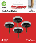 SHEPHERD HDWE. PROD., LLC. Super Slider Glides 1-1/8" Nail-On 4 Pack