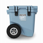 ROVR PRODUCTS RollR 30 Quart Wheeled Hard Cooler with Telescopic Handle (SOUTH PACIFIC) OUTDOOR LIVING & POWER EQUIPMENT ROVR PRODUCTS
