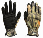 BIG TIME PRODUCTS LLC True Grip Utility Gloves, Spandex/Synthetic Leather Palm, Mossy Oak Camo, Men's M