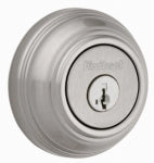 ASSA ABLOY AMERICAS RESIDENTIALINC. Signature Satin Nickel Single Cylinder Deadbolt With SmartKey HARDWARE & FARM SUPPLIES ASSA ABLOY AMERICAS RESIDENTIALINC.