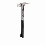 MILWAUKEE ELECTRIC TOOL CORP Stiletto TiBone Titanium Framing Hammer, Smooth Face, Curved Handle, 14 oz.