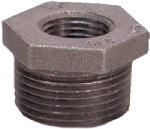 ASC ENGINEERED SOLUTIONS Black Pipe Hex Reducing Bushing, 1-1/4 x 1 In.