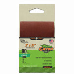ALI INDUSTRIES Sanding Belts, Aluminum Oxide, 80-Grit, 3 x 21 In., 2-Pk.