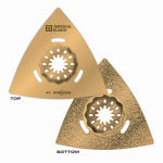 MILWAUKEE ELECTRIC TOOL CORP Starlock Carbide Grit Triangle Rasp for Oscillating Multi-Tool, 3-1/8 In. TOOLS MILWAUKEE ELECTRIC TOOL CORP
