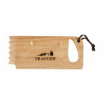 TRAEGER Traeger BAC454 Grill Scrape, 4.72 in W Blade, Wood, Rosewood Handle OUTDOOR LIVING & POWER EQUIPMENT TRAEGER