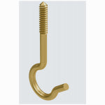 ASSA ABLOY AMERICAS RESIDENTIALI NC Ceiling Hook, Brass, 25-Lb. Load, 2.5 In. HARDWARE & FARM SUPPLIES ASSA ABLOY AMERICAS RESIDENTIALI NC