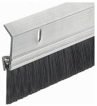 THERMWELL Brush Door Sweep, Heavy-Duty Aluminum, 2 x 36 In.