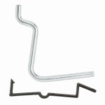 ASSA ABLOY AMERICAS RESIDENTIALI NC Pegboard Rod With Lock-In Design, 1/8 In., 1-1/2 In., 6-Pk.