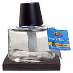 TIKI Tiki 1117025 Votive Tabletop Torch, 4 in H, Glass, Brown/Clear OUTDOOR LIVING & POWER EQUIPMENT TIKI