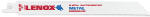 LENOX Lenox 20581S810R Reciprocating Saw Blade, 3/4 in W, 8 in L, 10 TPI, HSS Cutting Edge TOOLS LENOX