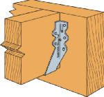 SIMPSON STRONG-TIE Simpson Strong-Tie LU LU26 Joist Hanger, 4-3/4 in H, 1-1/2 in D, 1-9/16 in W, 2 x 6 in, Steel, Galvanized/Zinc HARDWARE & FARM SUPPLIES SIMPSON STRONG-TIE