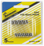 BUSSMANN Bussmann BP/AGC-15-RP Tube Fuse, 32 V, 15 A, 1 kA Interrupt AUTOMOTIVE BUSSMANN