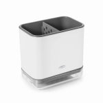 OXO INTERNATIONAL Good Grips Sink Caddy, 2 Compartments, White/Gray