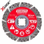FREUD X-Lock Masonry Cut Off Disc, Segmented, 4-1/2-In. TOOLS FREUD