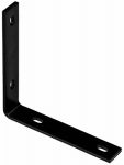 ASSA ABLOY AMERICAS RESIDENTIALI NC Corner Brace, Black Steel, 8-1/4 In. HARDWARE & FARM SUPPLIES ASSA ABLOY AMERICAS RESIDENTIALI NC