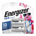 ENERGIZER BATTERY Energizer EL123AP Series EL123APB2 Battery, 3 V Battery, 1500 mAh, Manganese Dioxide, Lithium ELECTRICAL ENERGIZER BATTERY