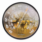 CHANEY INSTRUMENT CO Acurite 12" Dia Plastic Dial Deer Indoor & Outdoor Thermometer