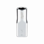 MILWAUKEE Milwaukee 45-34-9032 Socket, 6 mm Socket, Standard Socket, 4.921 in OAL, 1/4 in Drive, 6-Point, Chrome Vanadium Steel TOOLS MILWAUKEE