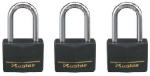 MASTER LOCK Master Lock 141TRILF Padlock, Keyed Alike Key, Large Shackle, 1/4 in Dia Shackle, 1-1/2 in H Shackle, Steel Shackle HARDWARE & FARM SUPPLIES MASTER LOCK