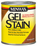 MINWAX Minwax 66050000 Gel Stain, Solvent Base, Mahogany, Liquid, 1 qt PAINT MINWAX