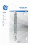 GE GE 19378 Halogen Bulb, 150 W, R7 Recessed Single Contact Lamp Base, T3 Lamp, White Light, 2300 Lumens ELECTRICAL GE
