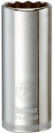 DEWALT DEWALT DWMT74546OSP Drive Hand Socket, 15/16 in Socket, 1/2 in Drive, 12-Point, Steel, Polished Chrome Vanadium TOOLS DEWALT