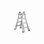 WERNER LADDER COMPANY Werner 17 Ft. Aluminum Multi-Position Telescoping Ladder with 300 Lb. Load Capacity Type IA Ladder Rating