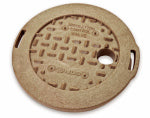 NDS 6" Round Overlapping Cover, Sand