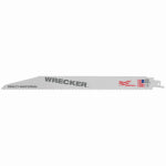 MILWAUKEE Milwaukee The WRECKER 48-00-5711 Reciprocating Saw Blade, 1 in W, 12 in L, 7/11 TPI, Bi-Metal Cutting Edge TOOLS MILWAUKEE