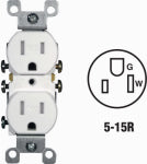 LEVITON MFG CO WH WTHR TAMPR PF OUTLET ELECTRICAL LEVITON MFG CO
