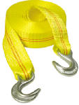 KEEPER Keeper 02815 Emergency Tow Strap, 5000 lb, 2 in W, 15 ft L, Hook End, Polyester, Yellow AUTOMOTIVE KEEPER