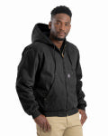 BERNE APPAREL MED BLK Hooded Jacket CLOTHING, FOOTWEAR & SAFETY GEAR BERNE APPAREL