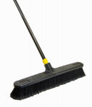 QUICKIE Quickie 00533 Push Broom, 24 in Sweep Face, Polypropylene Bristle, Steel Handle CLEANING & JANITORIAL SUPPLIES QUICKIE