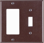 LEVITON MFG CO BRN GFI/TOGL WALL PLATE ELECTRICAL LEVITON MFG CO